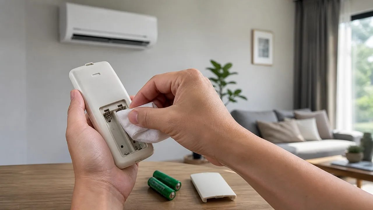 Điều khiển máy lạnh chập chờn: Nên thay pin hay kiểm tra mắt phát?
