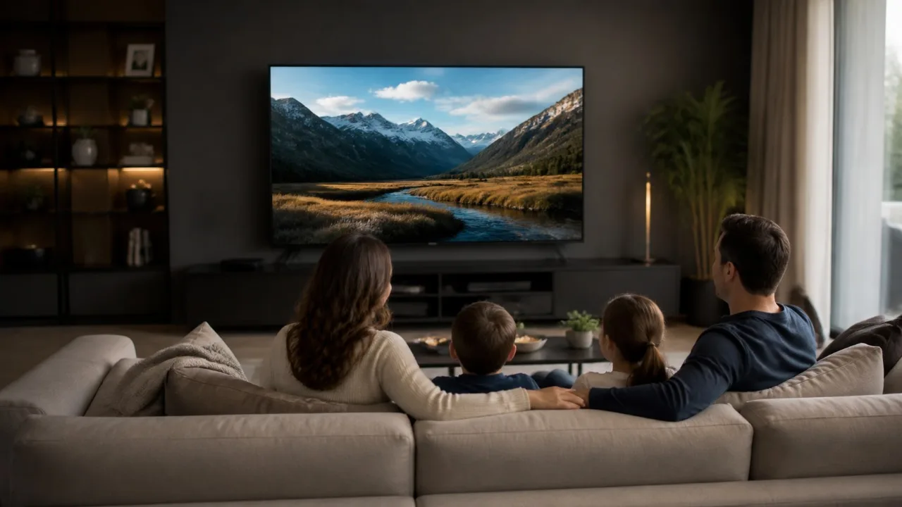 Khoảng cách xem TV 4K bao nhiêu là hợp lý? Cách tính theo kích thước màn hình