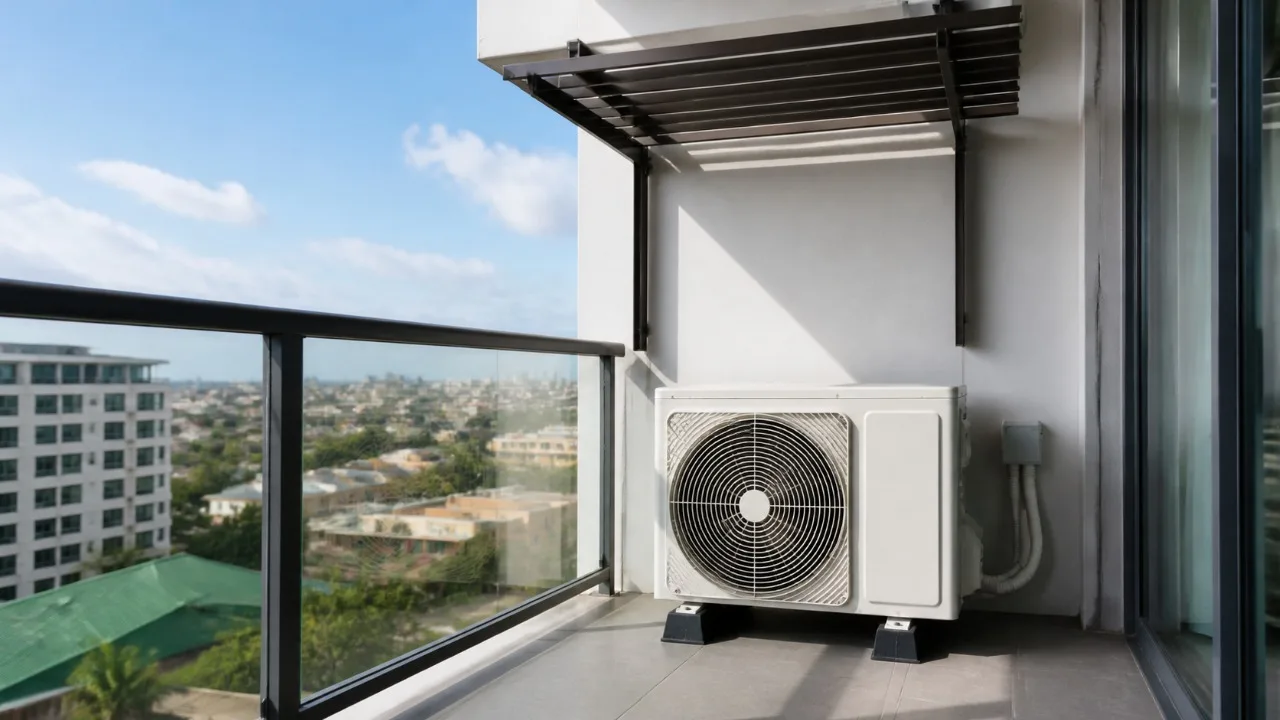 Dàn nóng máy lạnh cần khoảng thoáng thế nào để tản nhiệt tốt?