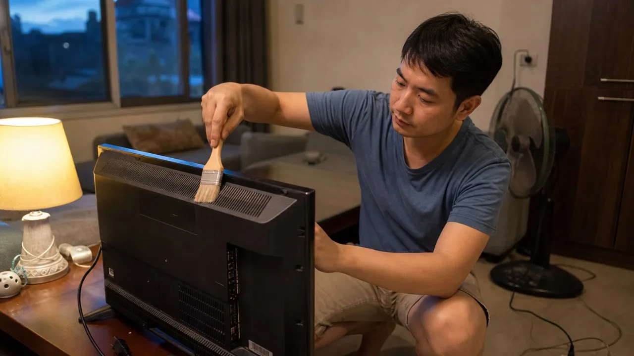 Cách vệ sinh tivi an toàn