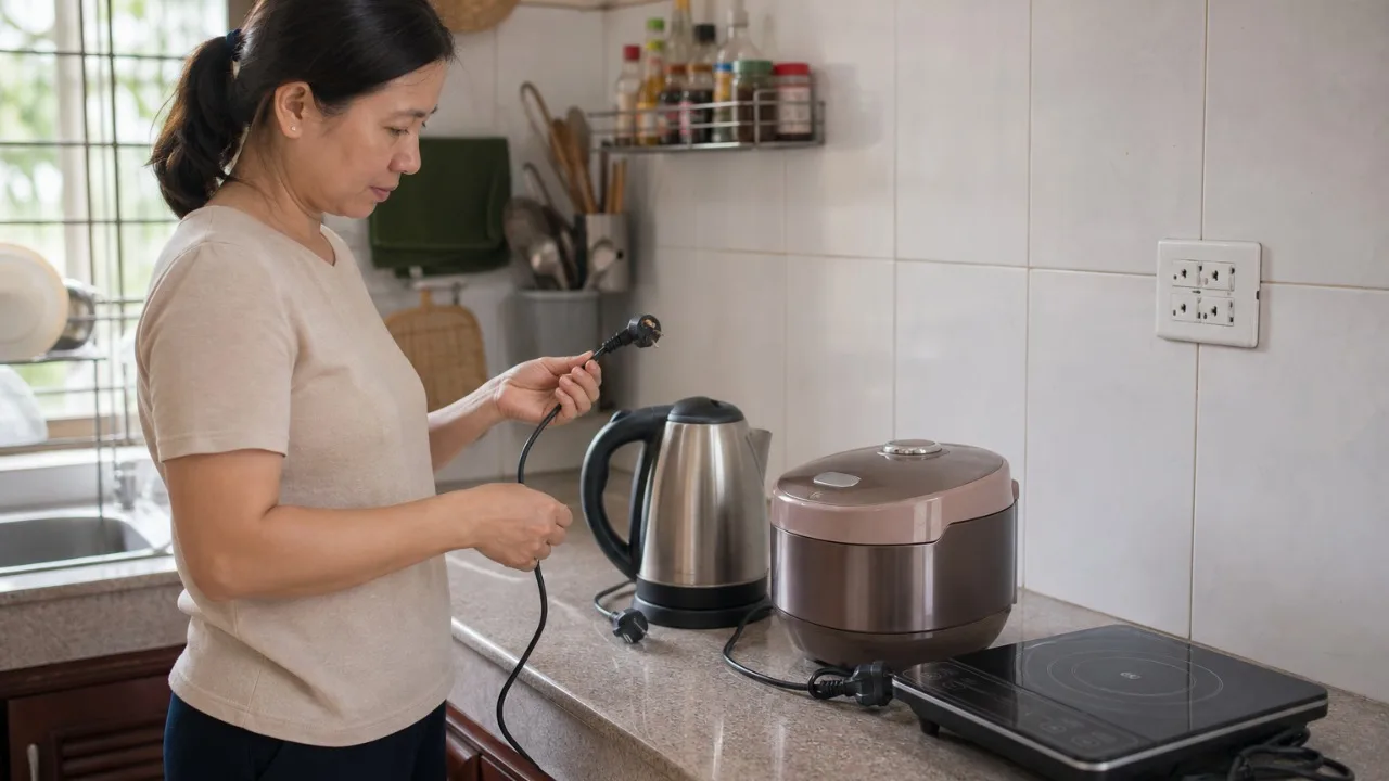 Sáu dấu hiệu dây nguồn đồ gia dụng không an toàn