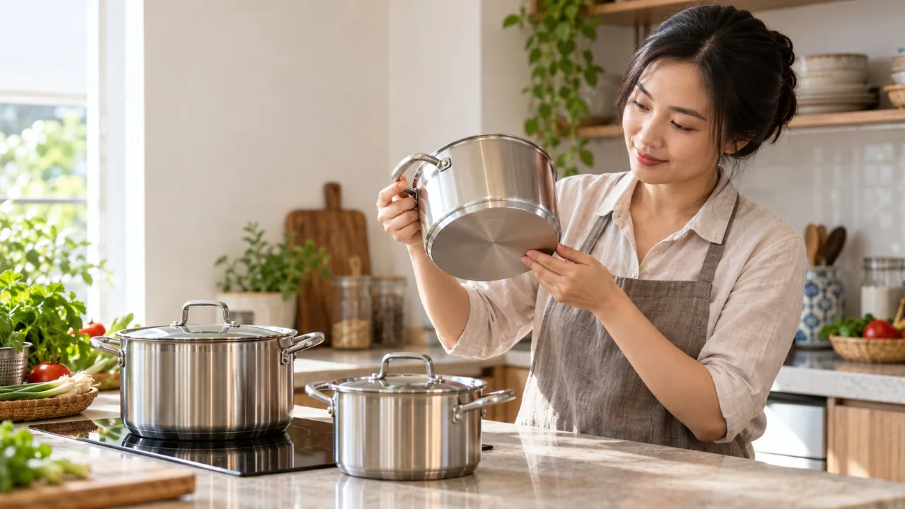 Bộ nồi inox nên chọn đáy mấy lớp?