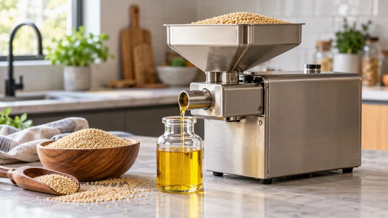 Máy ép dầu gia đình: Có phù hợp nếu chỉ dùng ít dầu?