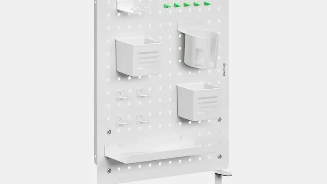 Bảng treo đồ nam châm HyperWork: Sắp xếp dụng cụ bàn làm việc gọn gàng thế nào?
