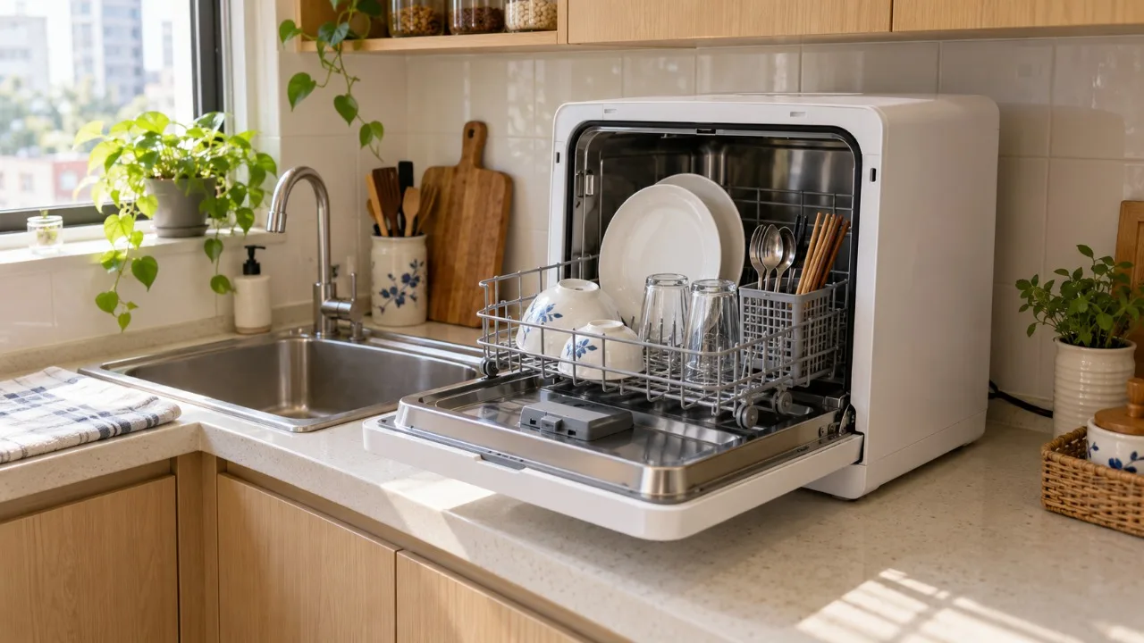 Máy rửa chén mini: Có đủ dùng cho gia đình ít người hoặc căn hộ nhỏ?