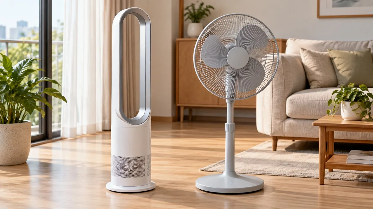 Quạt không cánh: Có thực sự an toàn hơn và mát bằng quạt thường?