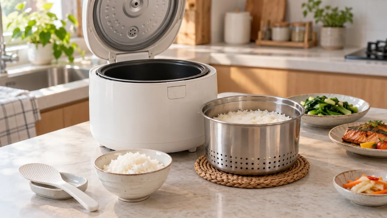 Nồi cơm điện tách đường: Cơ chế hoạt động thế nào và phù hợp ai?