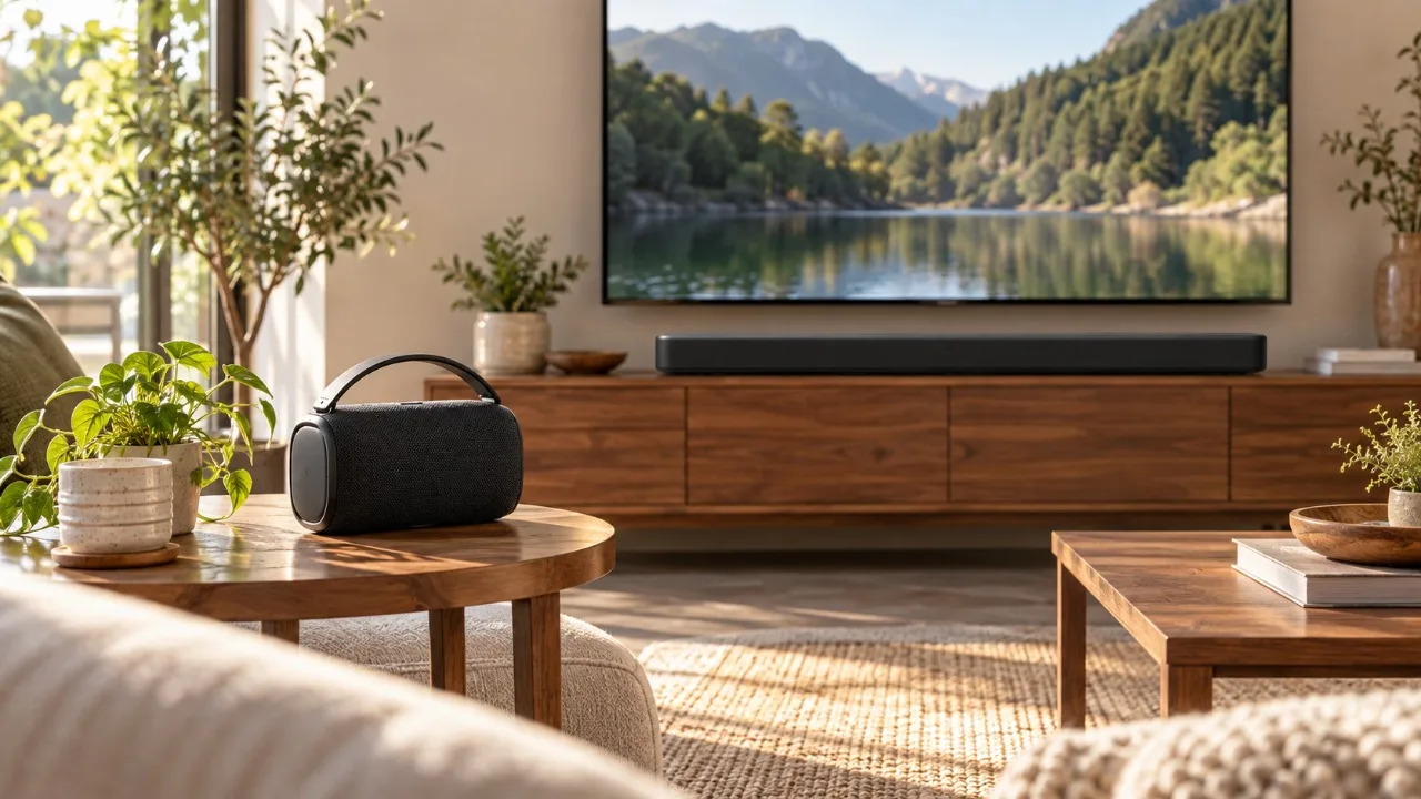 Loa xách tay Bluetooth: Khác gì so với loa thanh gắn tivi?