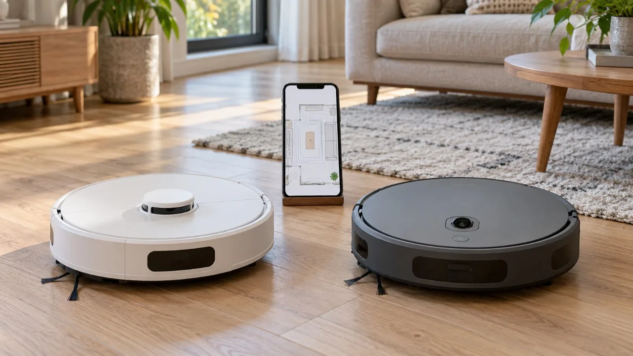 Định vị laser (LDS) và camera (vSLAM) trên robot hút bụi: Khác nhau thế nào khi lập bản đồ?