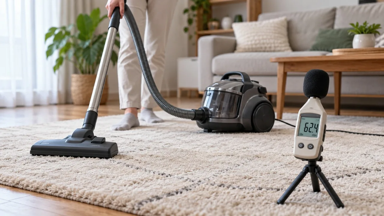 Độ ồn máy hút bụi tính bằng dB: Bao nhiêu là êm?