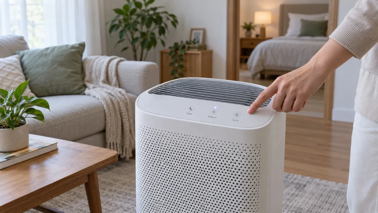 Các chế độ Sleep, trung bình và Turbo trên máy lọc không khí: Chọn chế độ nào cho từng tình huống?