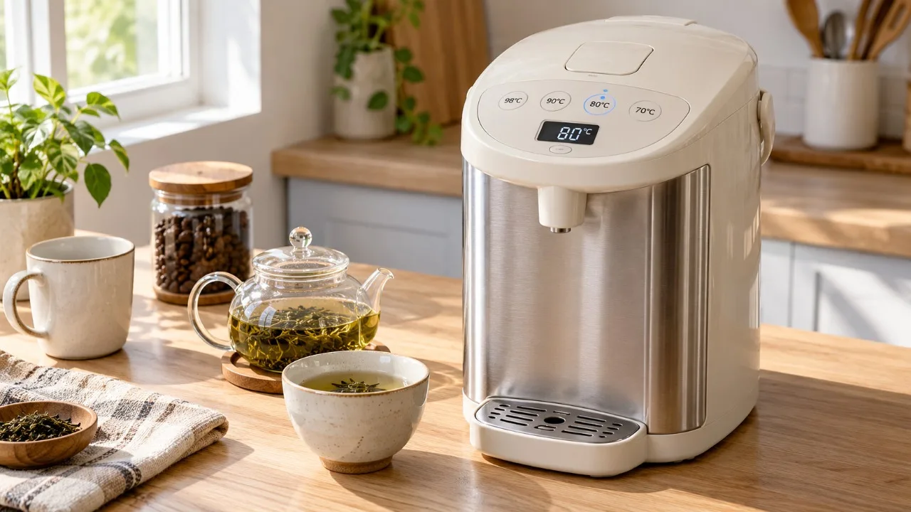 Các mức nhiệt giữ ấm trên bình thủy điện (98, 90, 80, 70°C): Chọn mức nào cho từng nhu cầu?