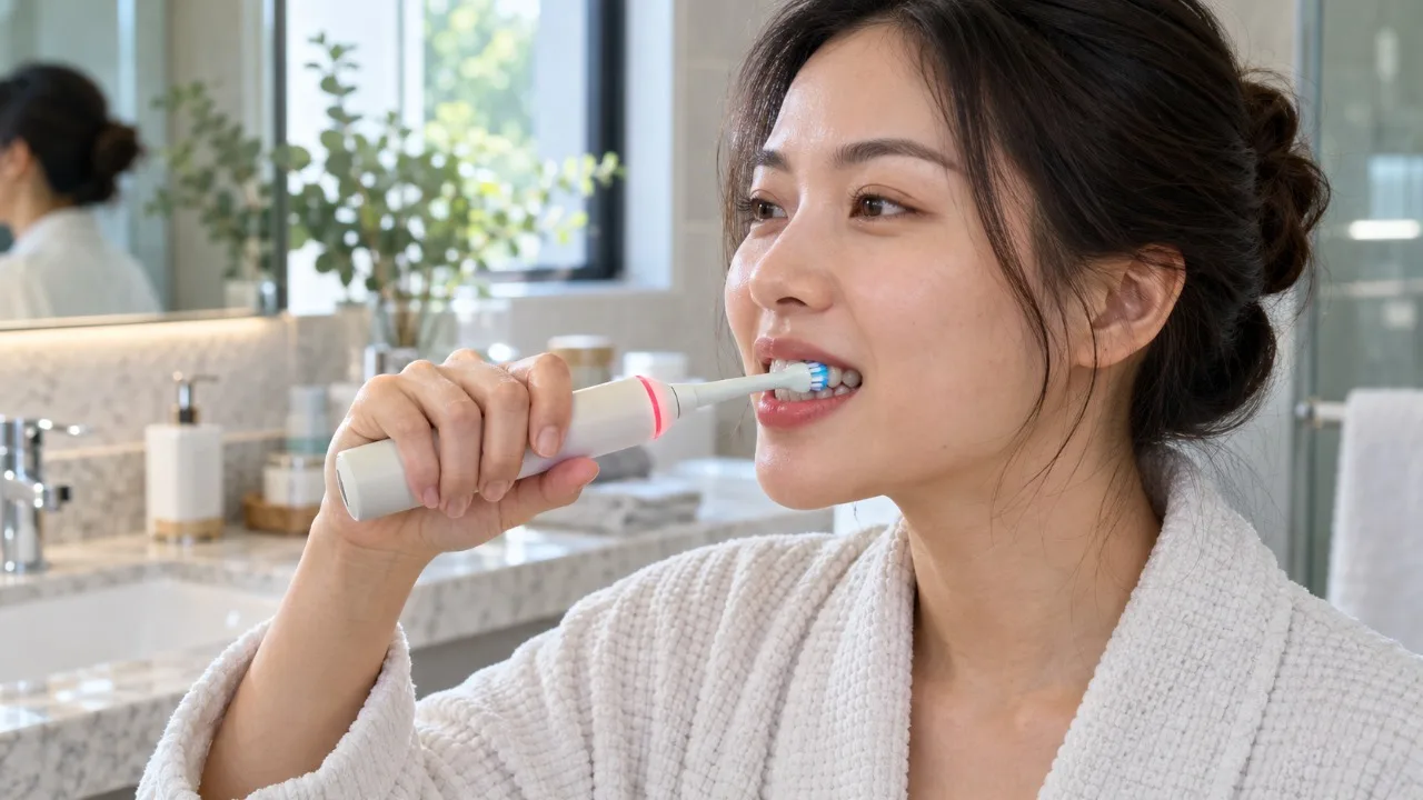 Cảm biến lực ấn trên bàn chải điện: Bảo vệ nướu thế nào?