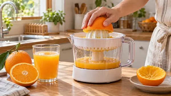 Chức năng tự động đảo chiều trên máy vắt cam: Vì sao giúp vắt kiệt mà ít đắng?