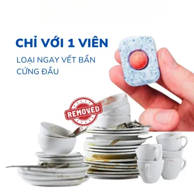 Viên rửa chén Finish Powerball Power Everyday Clean & Shine 100 viên