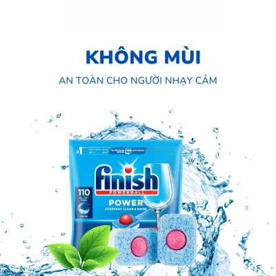 Viên rửa chén Finish Powerball Ultimate Plus 18 viên hương chanh