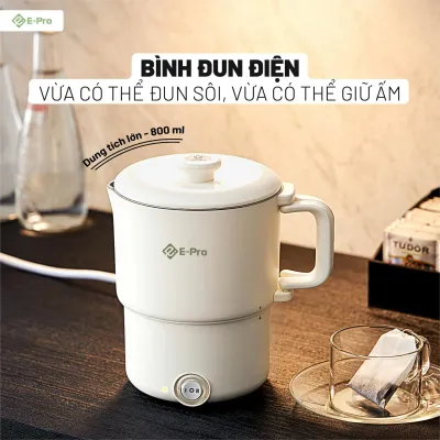 Ấm siêu tốc gấp gọn E-Pro VEP-EKT-SS02(ZDP)