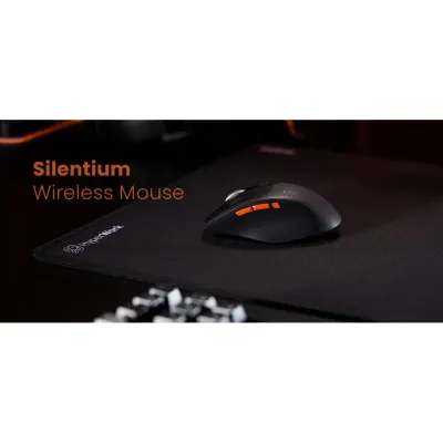 Chuột không dây HyperWork Silentium MS01 Trắng
