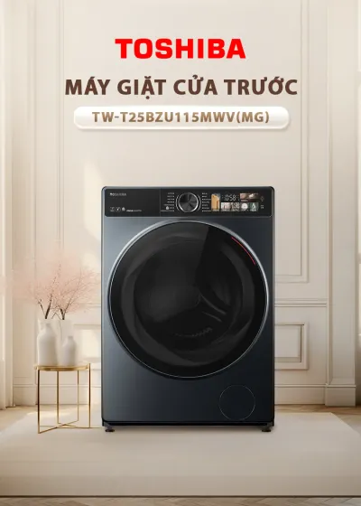 Máy giặt Toshiba Inverter 10.5 kg TW-T25BZU115MWV(MG)