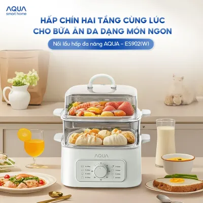 Nồi hấp điện đa năng Aqua ASMC-ES902(W)