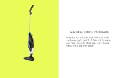 Máy hút bụi cầm tay Comfee CVC-SBLA1(B)