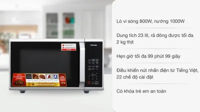 Lò vi sóng có nướng Toshiba ER-SGS34(S1)VN