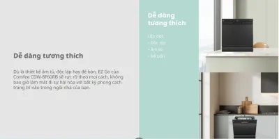 Máy rửa chén độc lập Comfee CDW-8F60RB