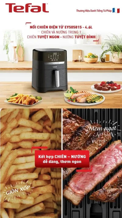 Nồi chiên không dầu Tefal EY505815