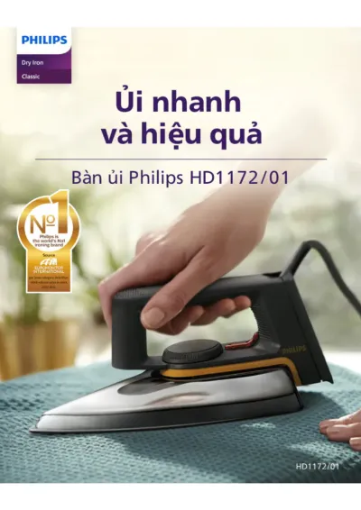 Bàn ủi Philips HD1172