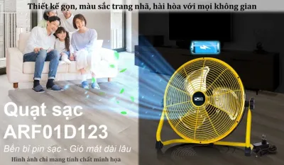 Quạt sạc điện AC 3 cánh ARF01D103 6W
