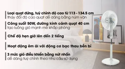 Quạt đứng Toshiba F-LSA10(W)VN