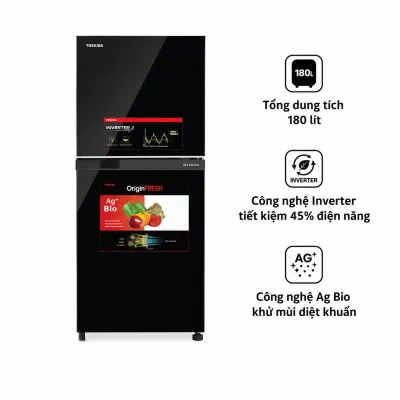 Tủ lạnh Toshiba inverter 180 lít GR-B22VU(UKG)