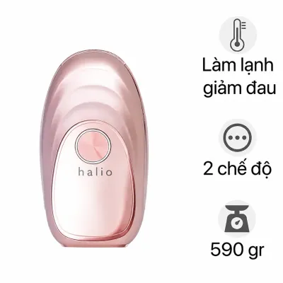 Máy triệt lông lạnh cá nhân Halio IPL Cooling Hair Removal Device - hồng phấn