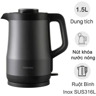 Ấm siêu tốc chống tràn Toshiba KT-15DRTVN(H)