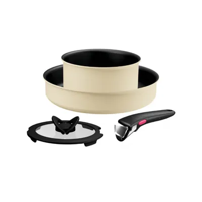 Bộ 2 nồi chảo cán rời Tefal Ingenio So Delicious L826S424 - vanila