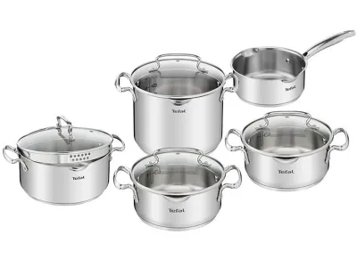 Bộ 5 nồi inox Tefal Duetto Plus G719SA55 (quánh 16cm, nồi 18/20/22/24cm)
