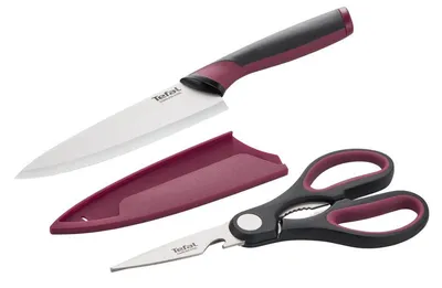 Bộ kéo và dao làm bếp 15cm Tefal Comfort K250S225