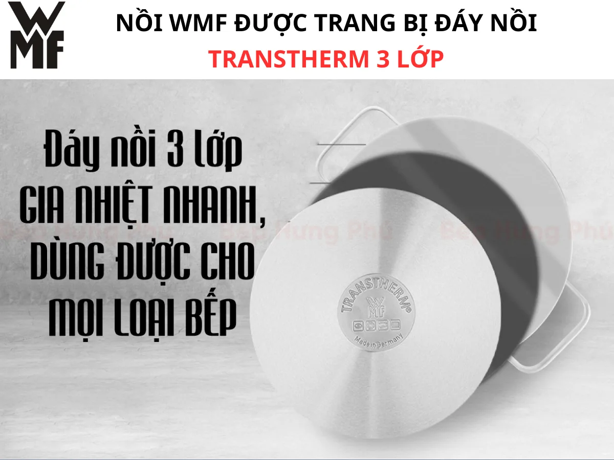 Bộ nồi inox 4 món WMF Diadem Plus - ảnh 4