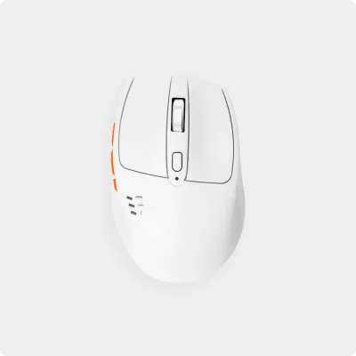 Chuột không dây HyperWork Silentium MS01 Trắng