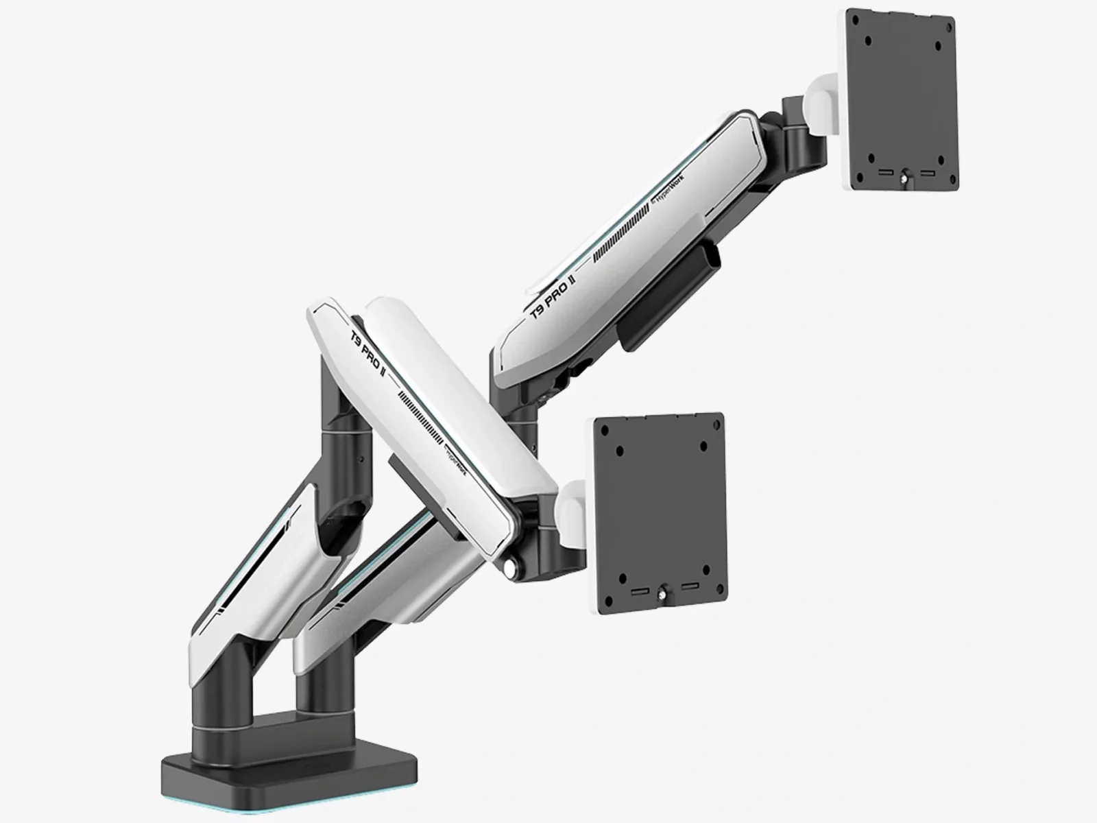 Giá đỡ màn hình HumanMotion T9 Pro II Dual Trắng - ảnh 1