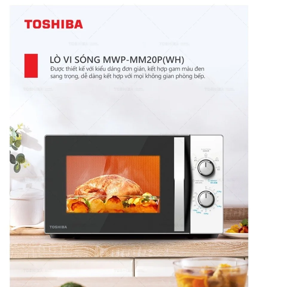 Lò vi sóng Toshiba MWP-MM20P(WH) - ảnh 6