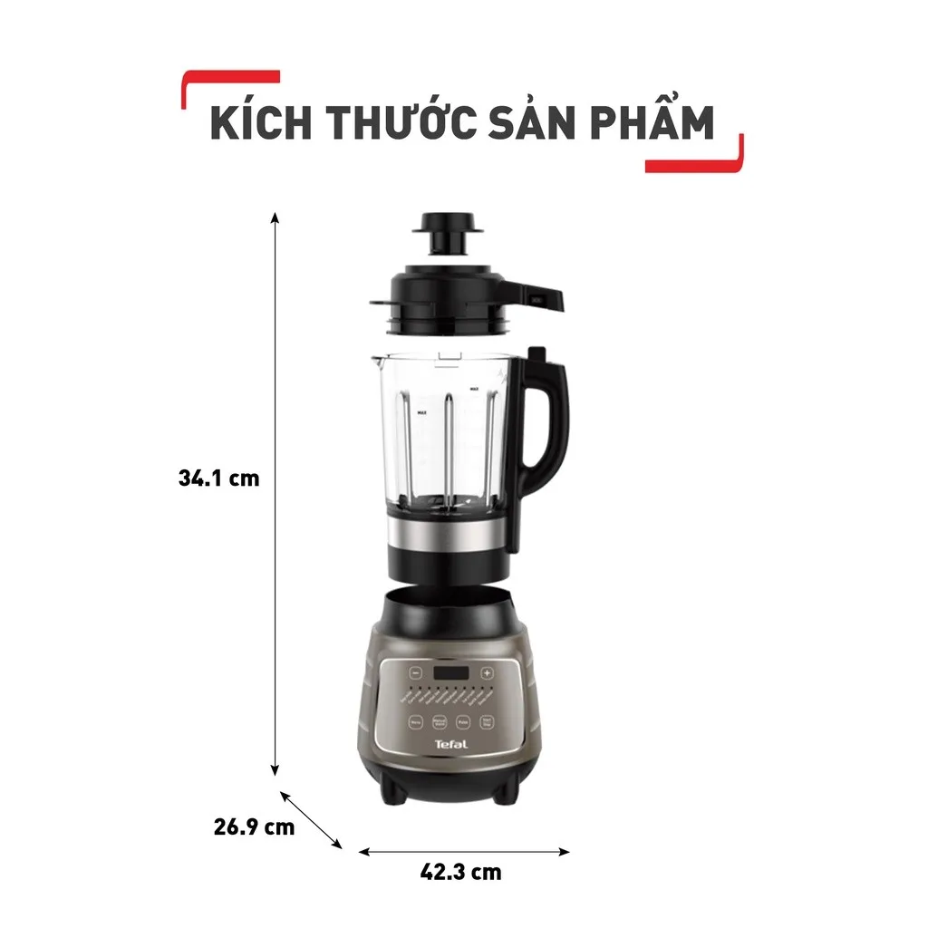 Máy làm sữa hạt sinh tố Tefal BL967B66 1300W - ảnh 6