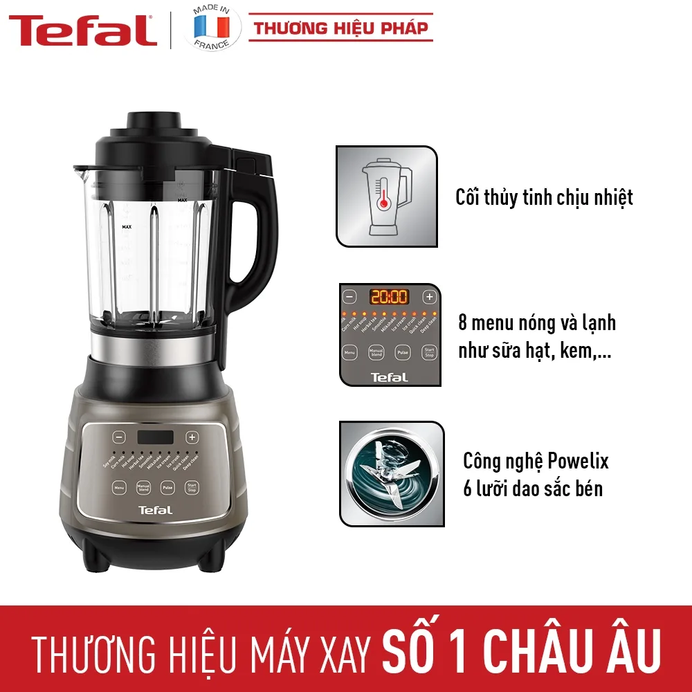 Máy làm sữa hạt sinh tố Tefal BL967B66 1300W - ảnh 8