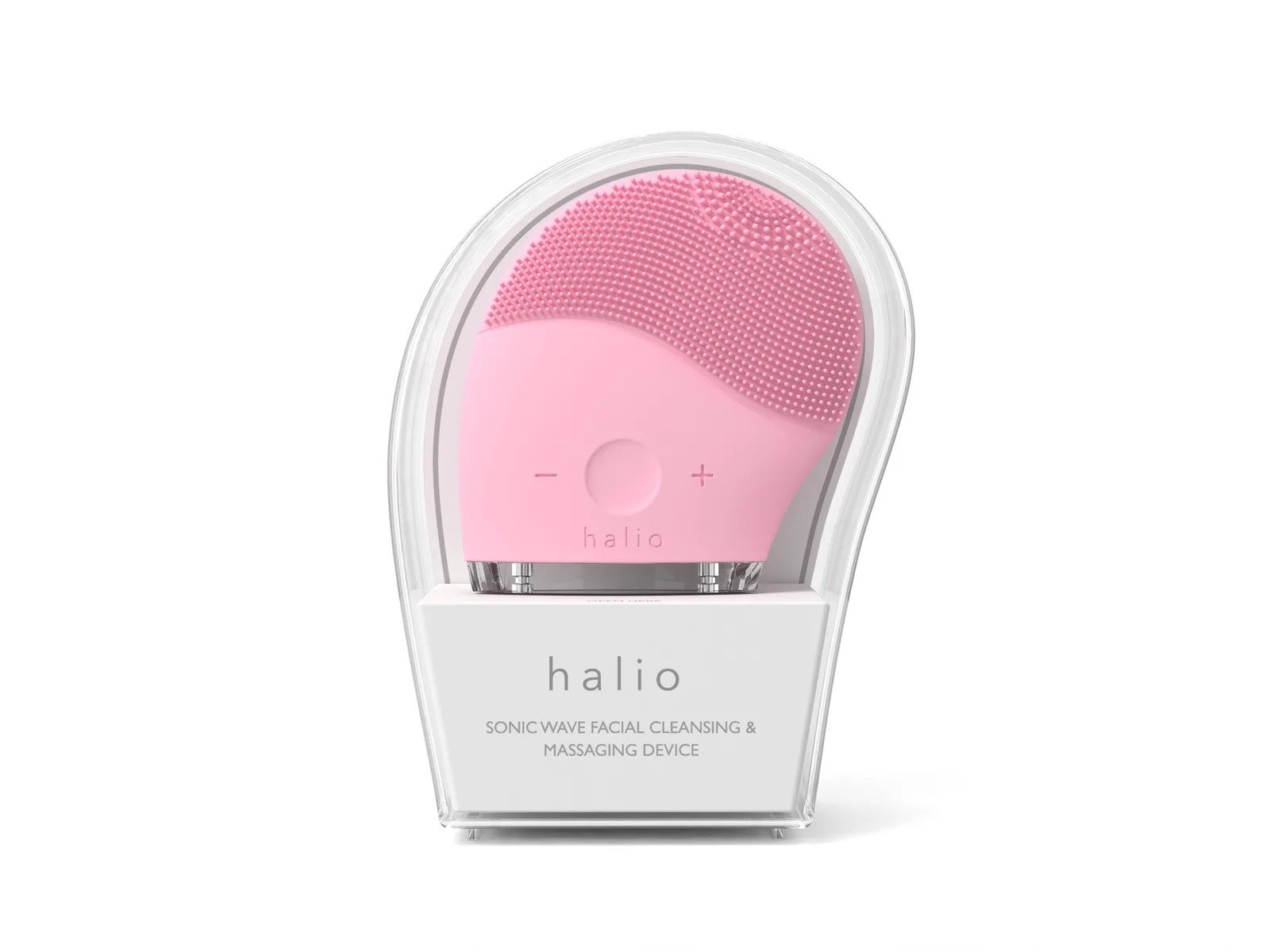 Máy rửa mặt và massage Halio Facial Cleansing & Massaging Device Baby Pink - ảnh 2