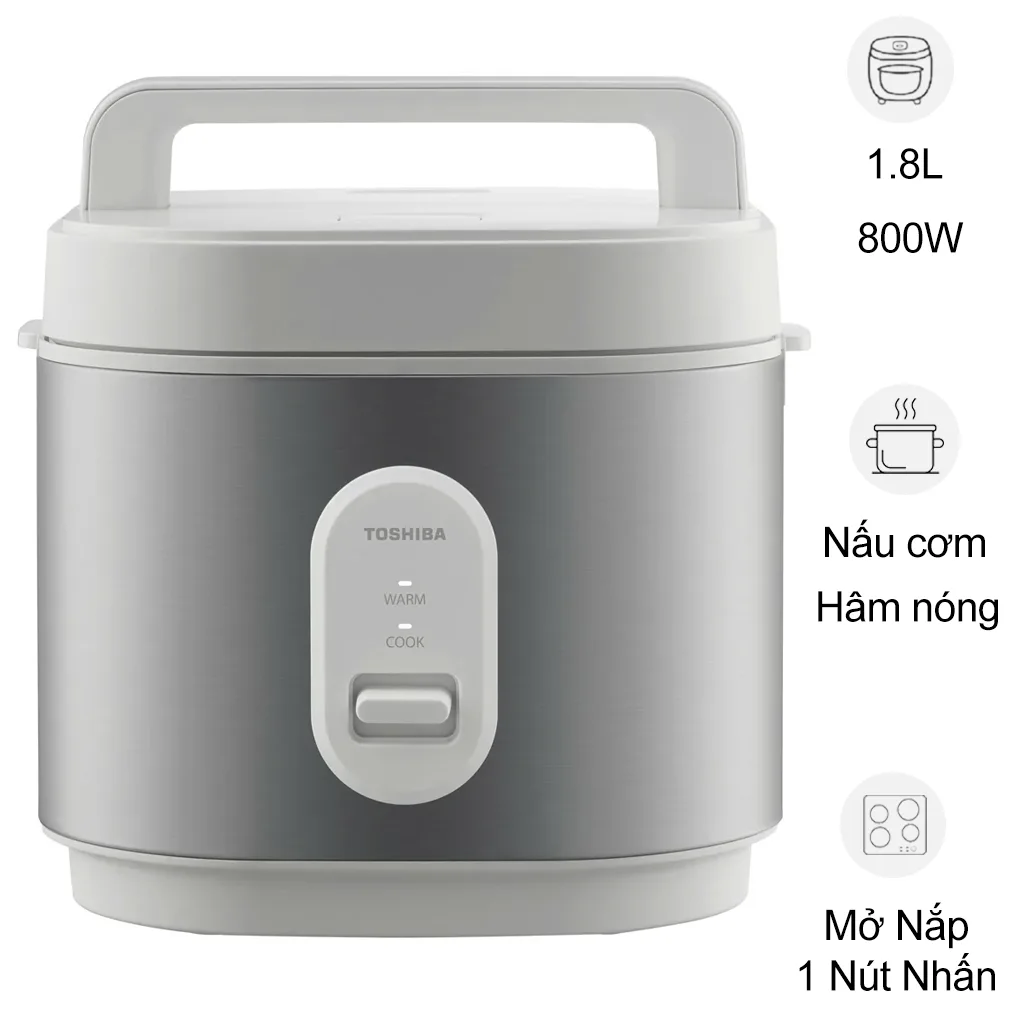 Nồi cơm điện Toshiba RC-18JRUVN(W) - ảnh 3