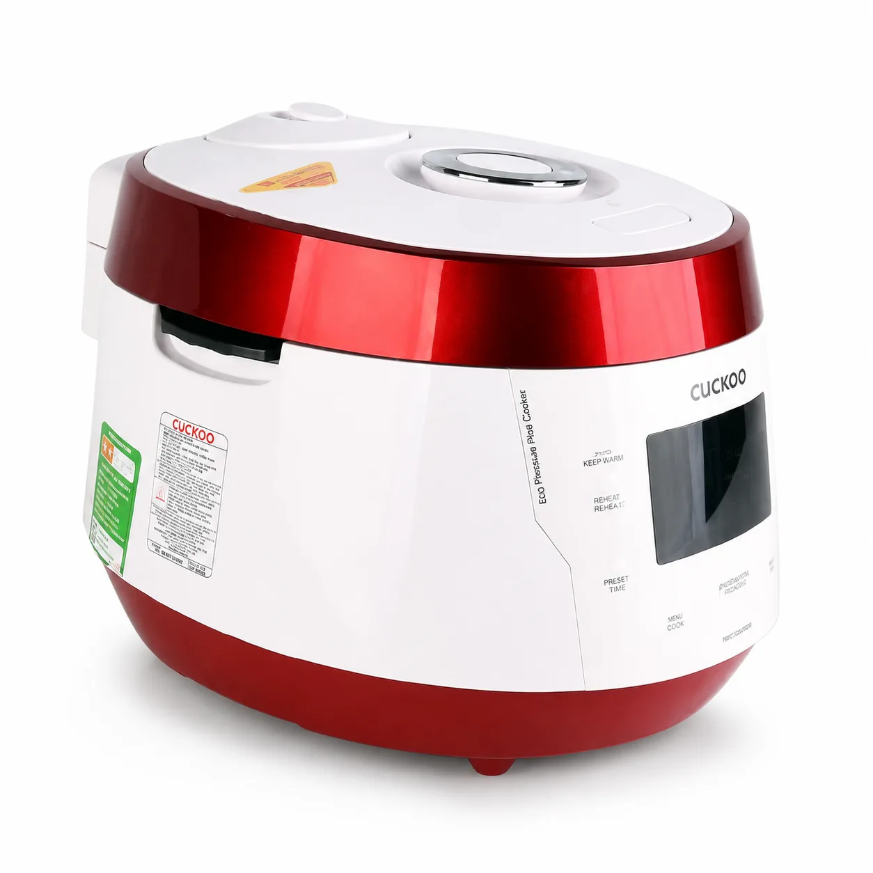Nồi cơm điện tử áp suất Cuckoo CRP-PK1000S/P2RDVNCV Trắng Đỏ 1.8L - ảnh 2