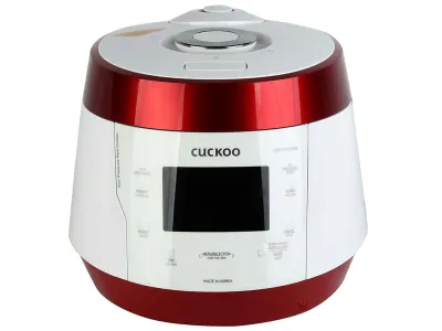 Nồi cơm điện tử áp suất Cuckoo CRP-PK1000S/P2RDVNCV Trắng Đỏ 1.8L