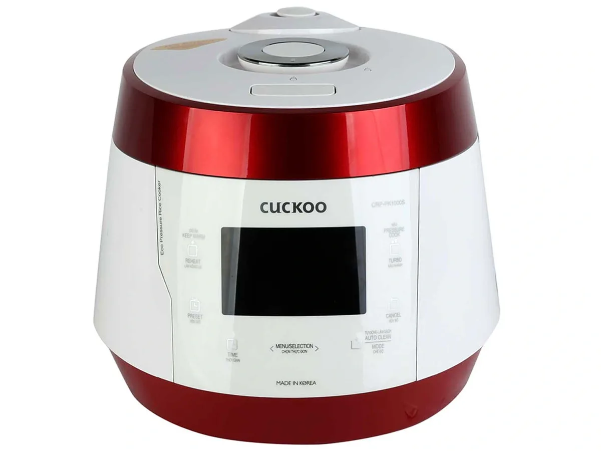 Nồi cơm điện tử áp suất Cuckoo CRP-PK1000S/P2RDVNCV Trắng Đỏ 1.8L - ảnh 1
