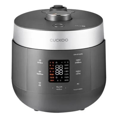 Nồi cơm điện tử áp suất kép Cuckoo CRP-ST1010FG Xám 1.8L