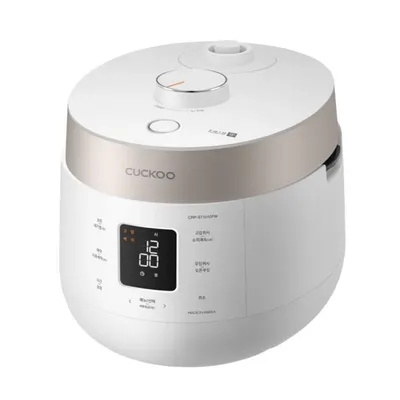 Nồi cơm điện tử áp suất kép Cuckoo CRP-ST1010FW Trắng 1.8L